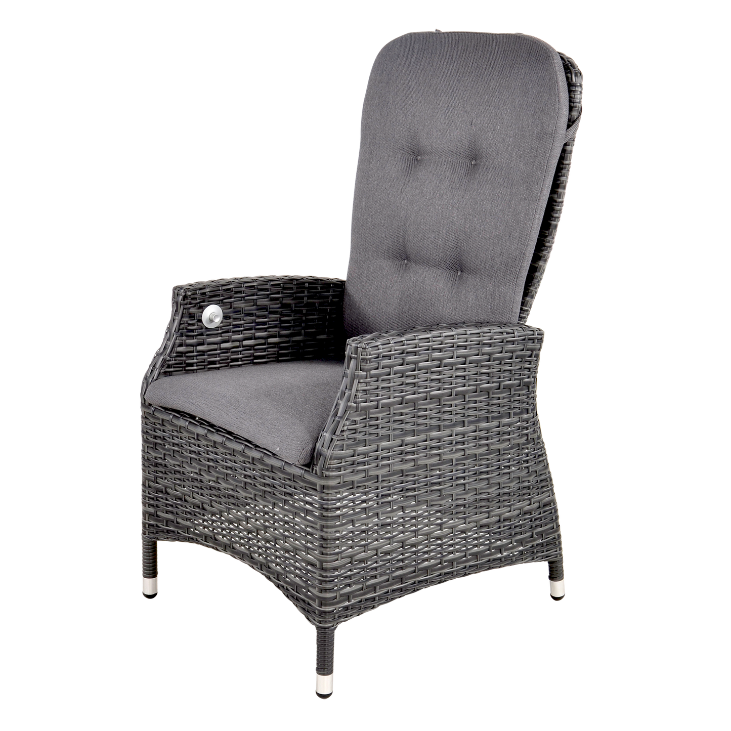 Tuinstoel Soho Comfort | Zwart Wicker