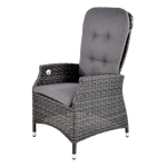 Tuinstoel Soho Comfort | Zwart Wicker