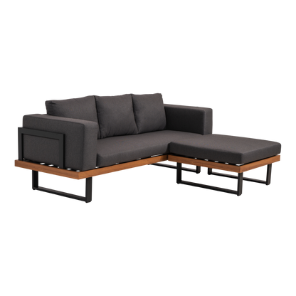 Loungehoekset Granada | Antraciet