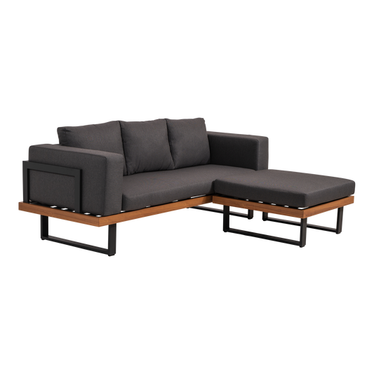 Loungehoekset Granada | Antraciet