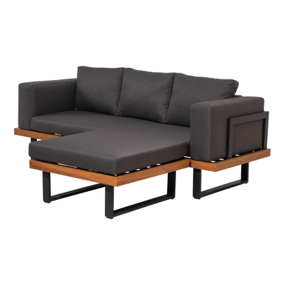 Loungehoekset Granada | Antraciet