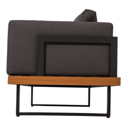 Loungehoekset Granada | Antraciet