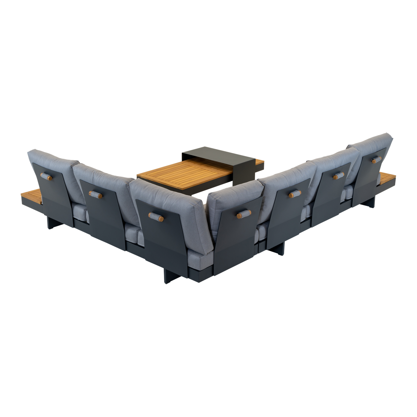 Loungeset Barbados | Antraciet