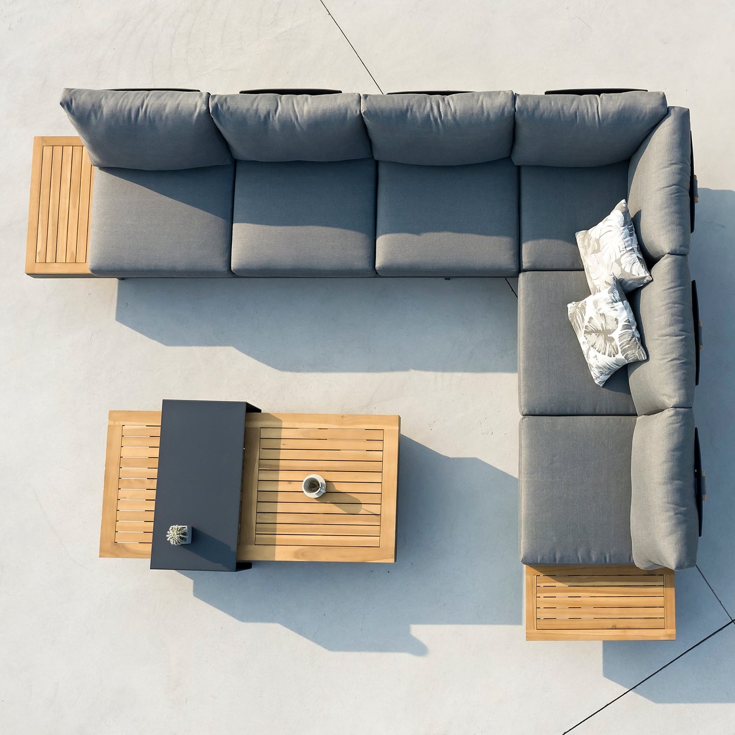 Loungeset Barbados | Antraciet