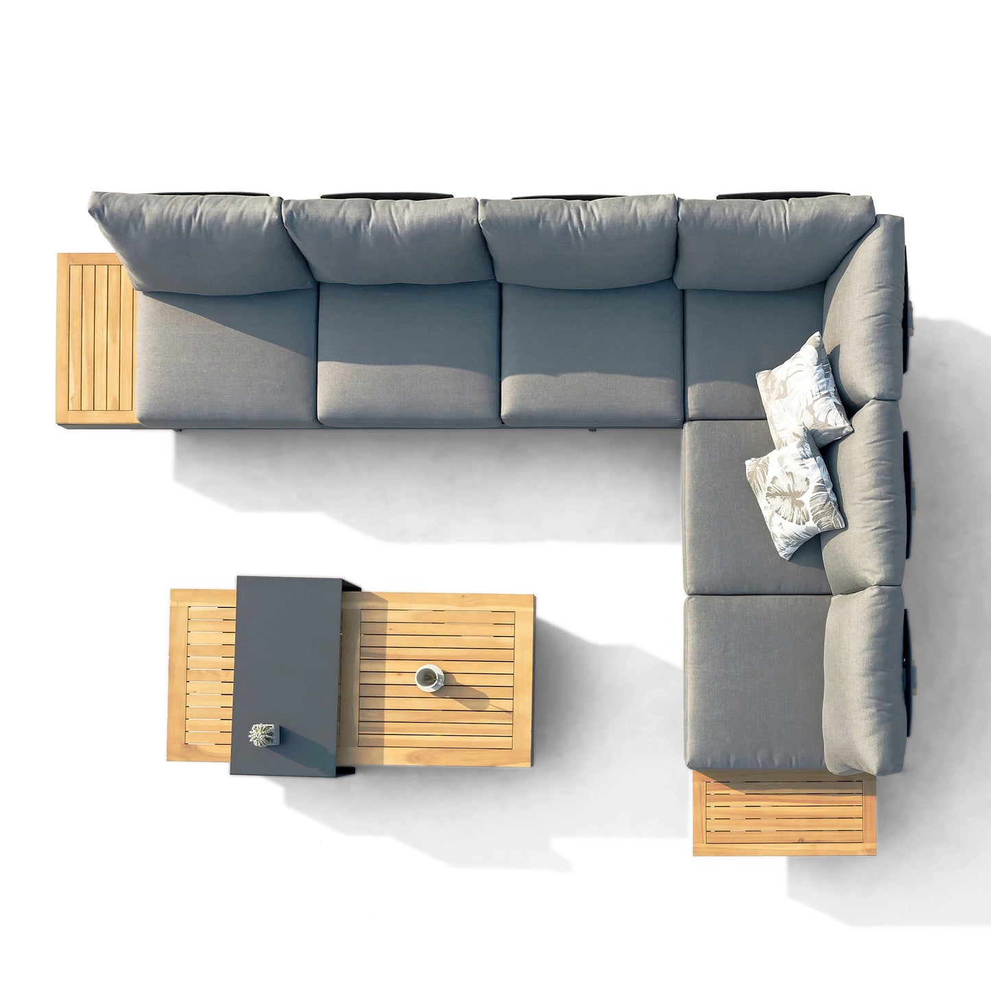 Loungeset Barbados | Antraciet