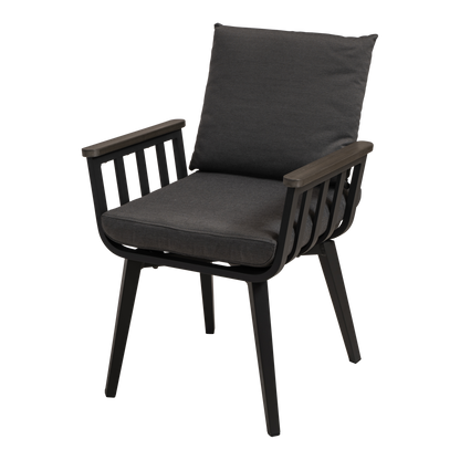 Tuinstoel Amalfi | Antraciet