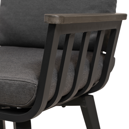 Tuinstoel Amalfi | Antraciet