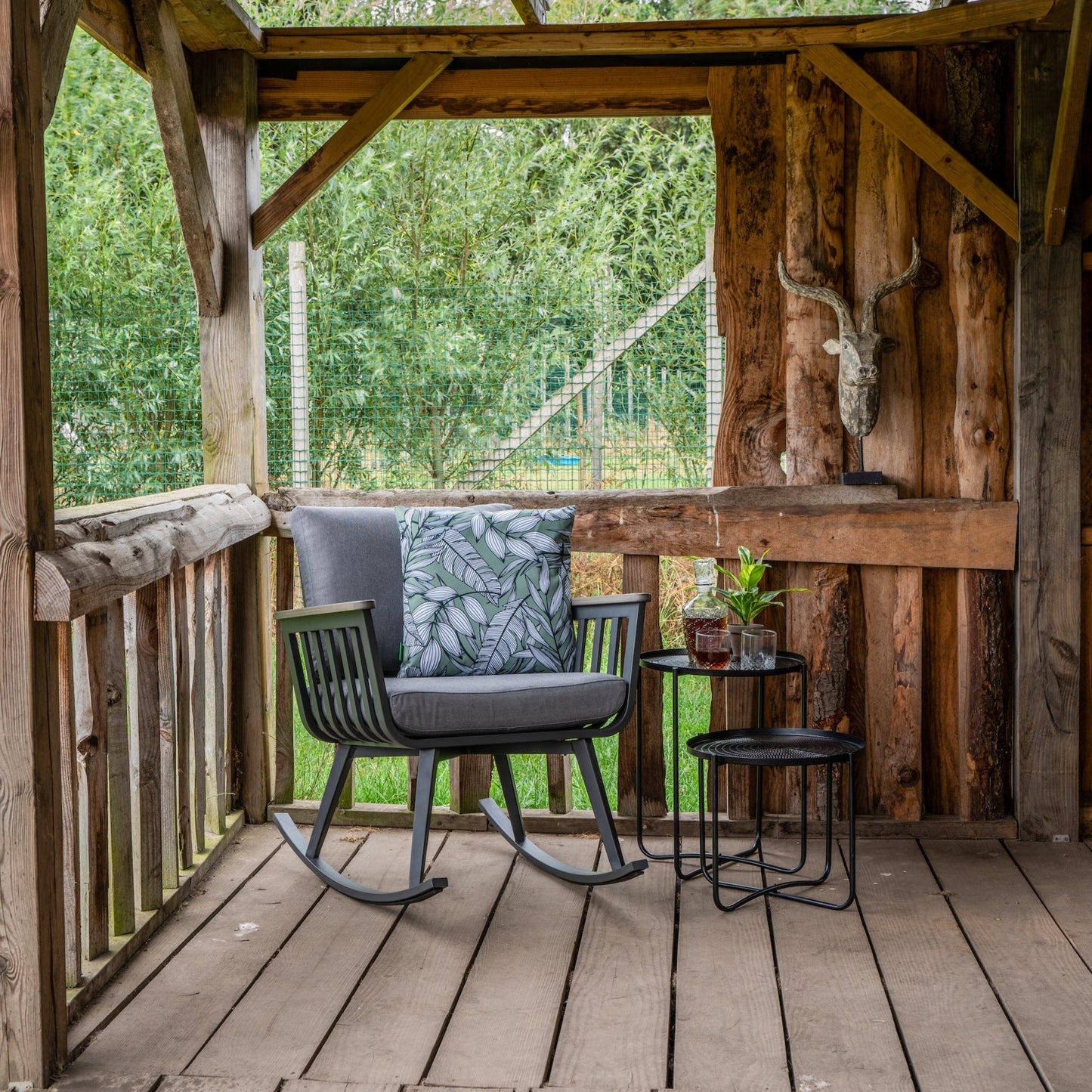 Schommelstoel Amalfi | Antraciet