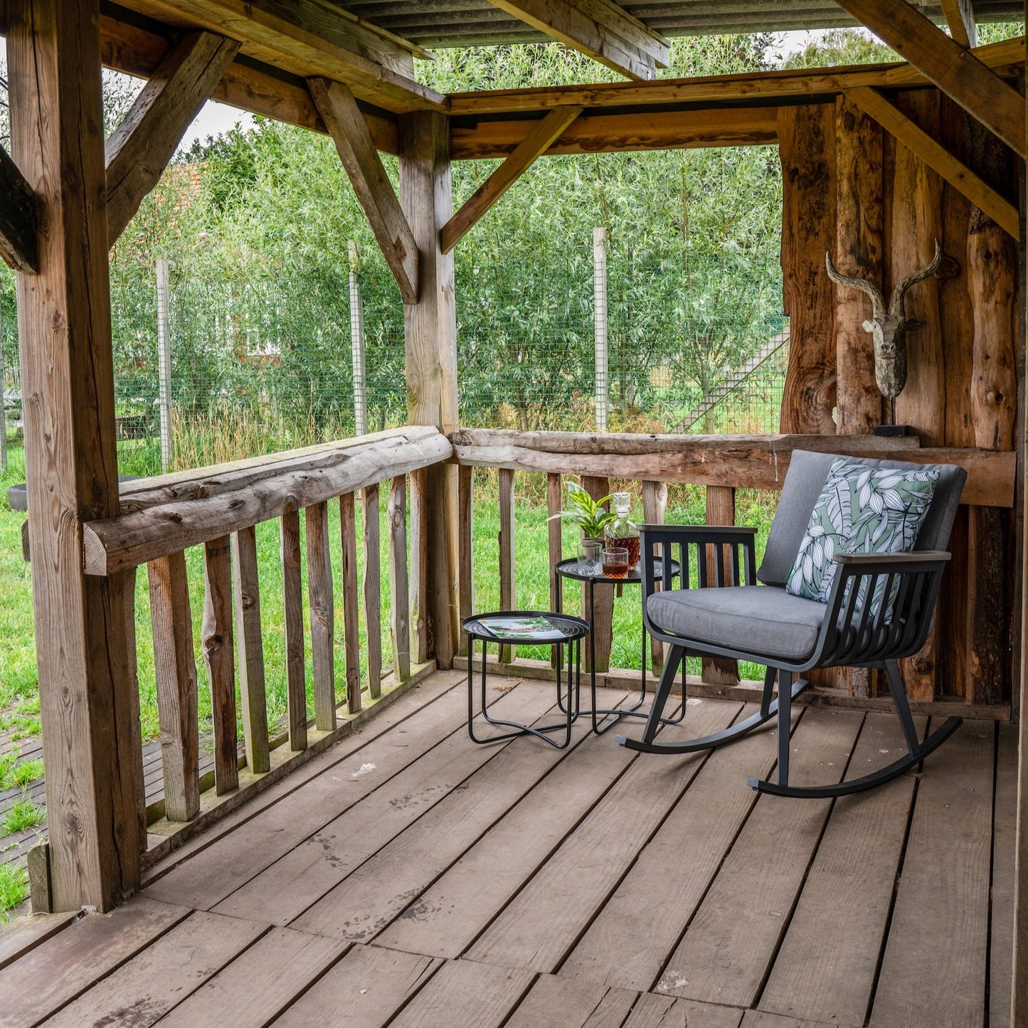 Schommelstoel Amalfi | Antraciet