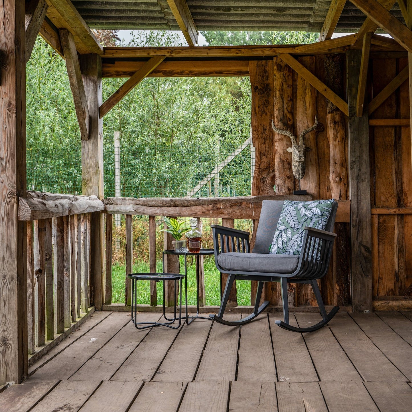 Schommelstoel Amalfi | Antraciet