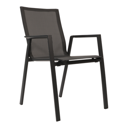 Stapelbare Tuinstoel Tarragona | Zwart