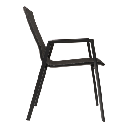 Stapelbare Tuinstoel Tarragona | Zwart