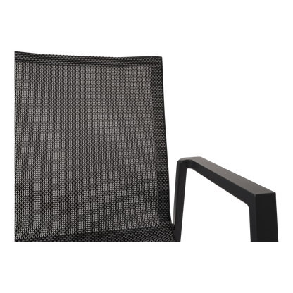 Stapelbare Tuinstoel Tarragona | Zwart