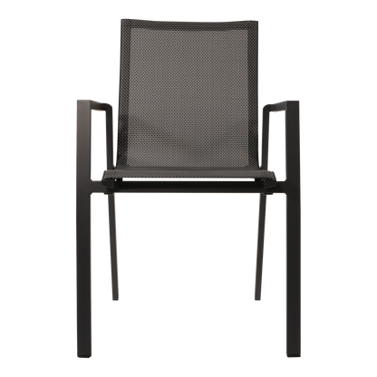 Stapelbare Tuinstoel Tarragona | Zwart