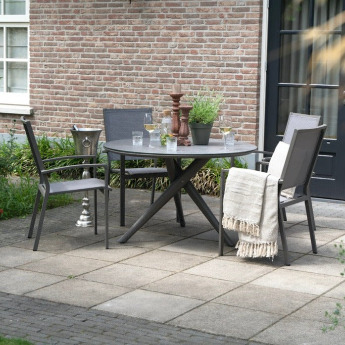 Stapelbare Tuinstoel Mojito | Grijs