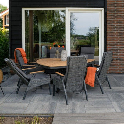 Tuintafel Lontano | Driehoek | Oranje Teakhout