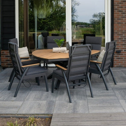 Tuintafel Lontano | Driehoek | Oranje Teakhout