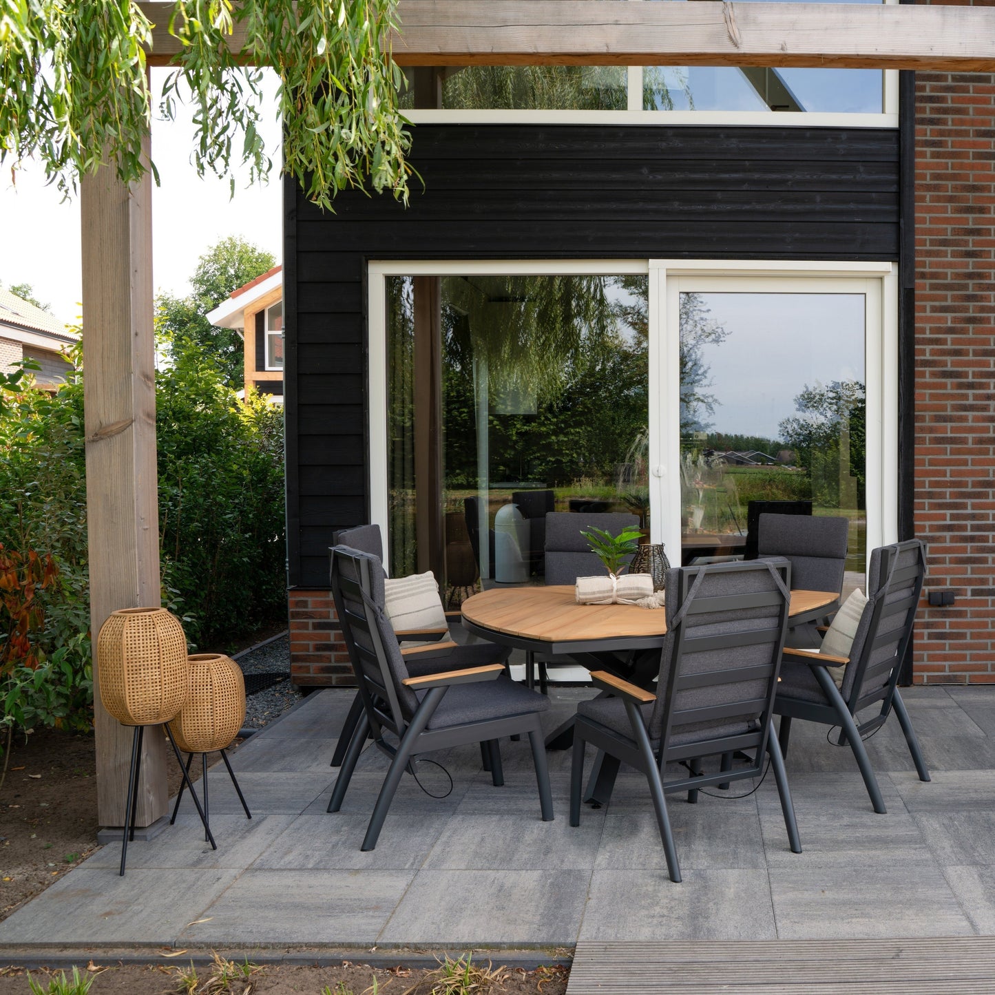 Tuinstoel Florence | Zwart