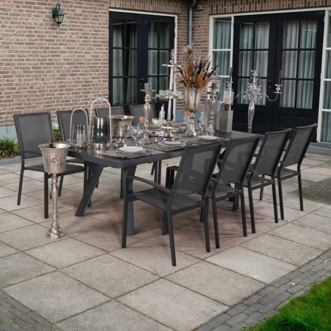 Stapelbare Tuinstoel Mojito | Zwart