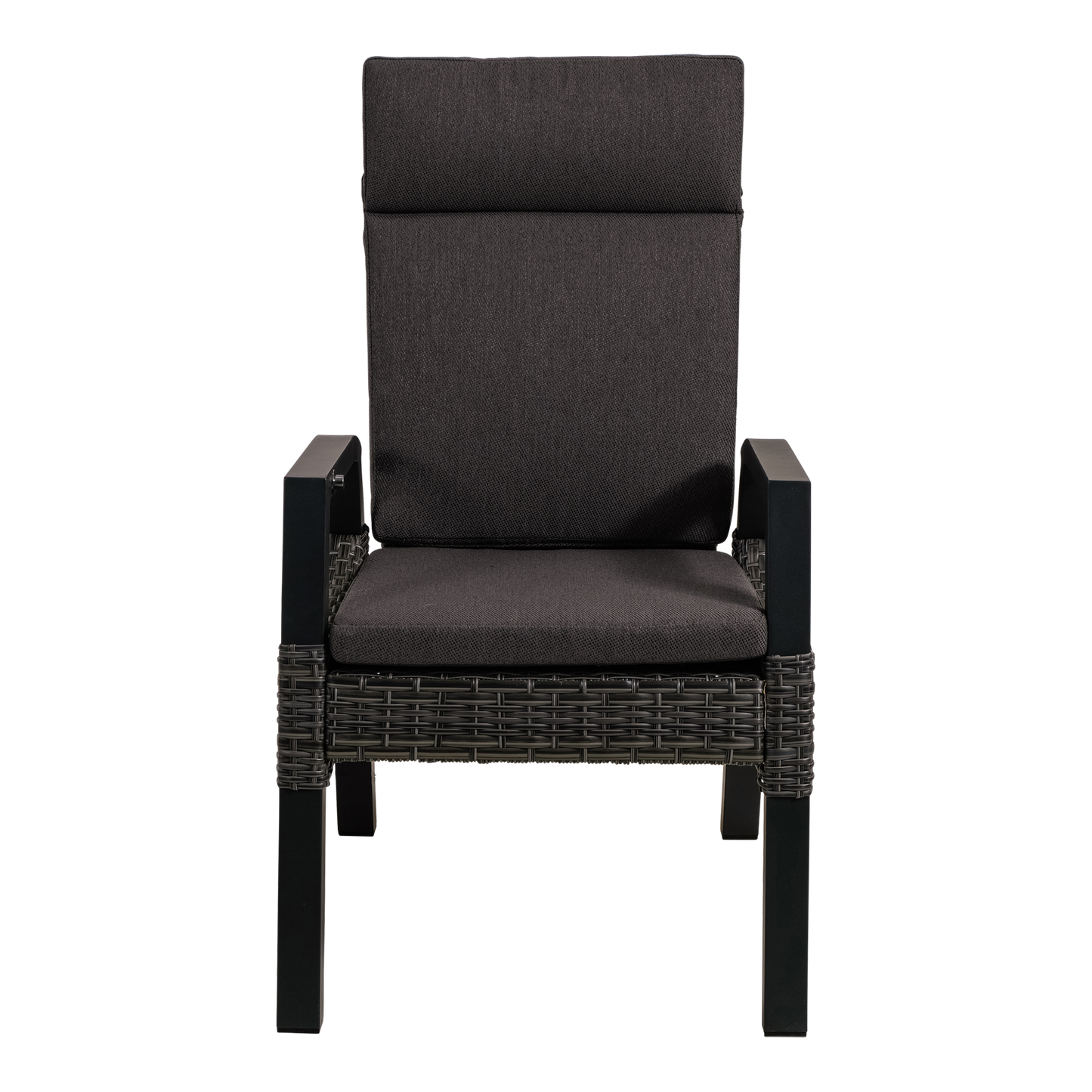 Tuinstoel Treviso | Zwart Wicker