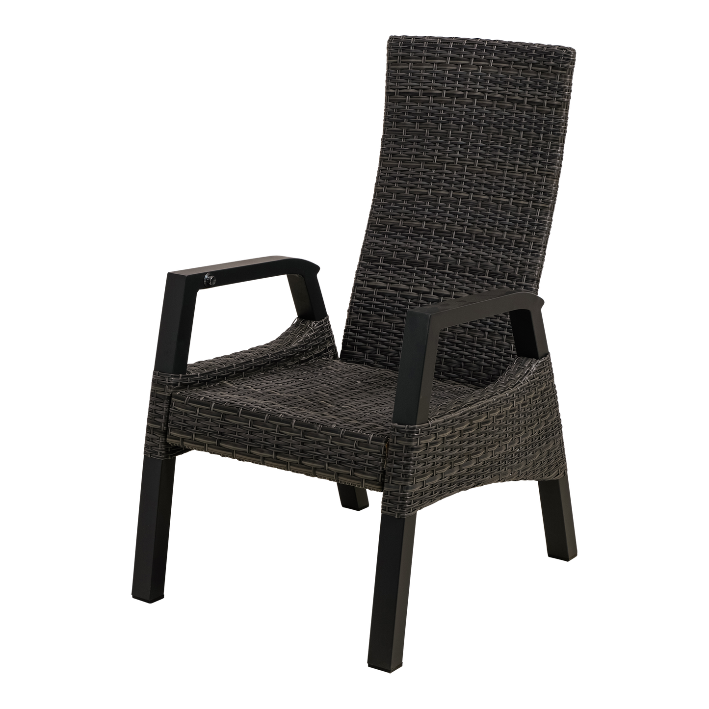 Tuinstoel Treviso | Zwart Wicker