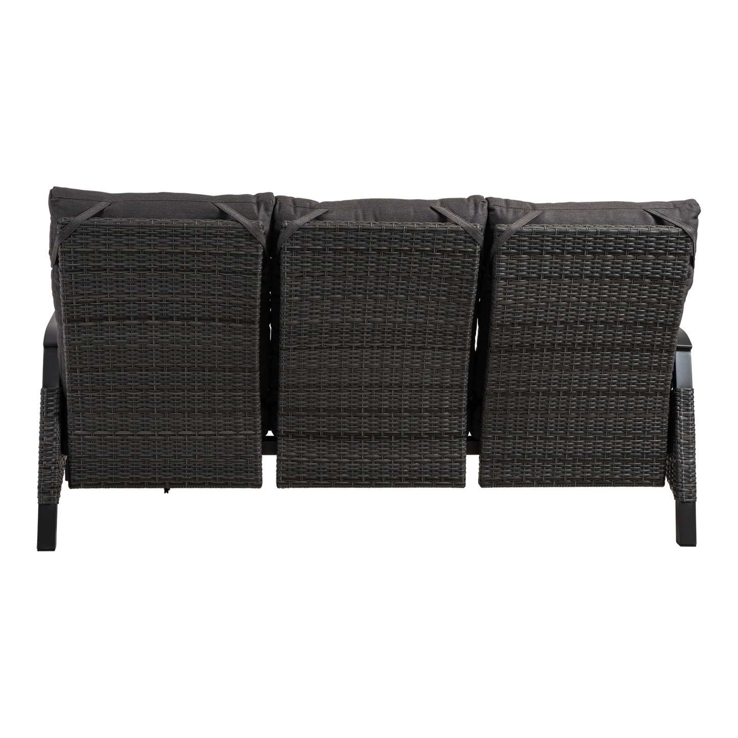 Loungebank Treviso | Zwart Wicker