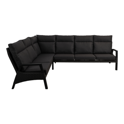 Lounge hoekset Treviso | Antraciet Wicker