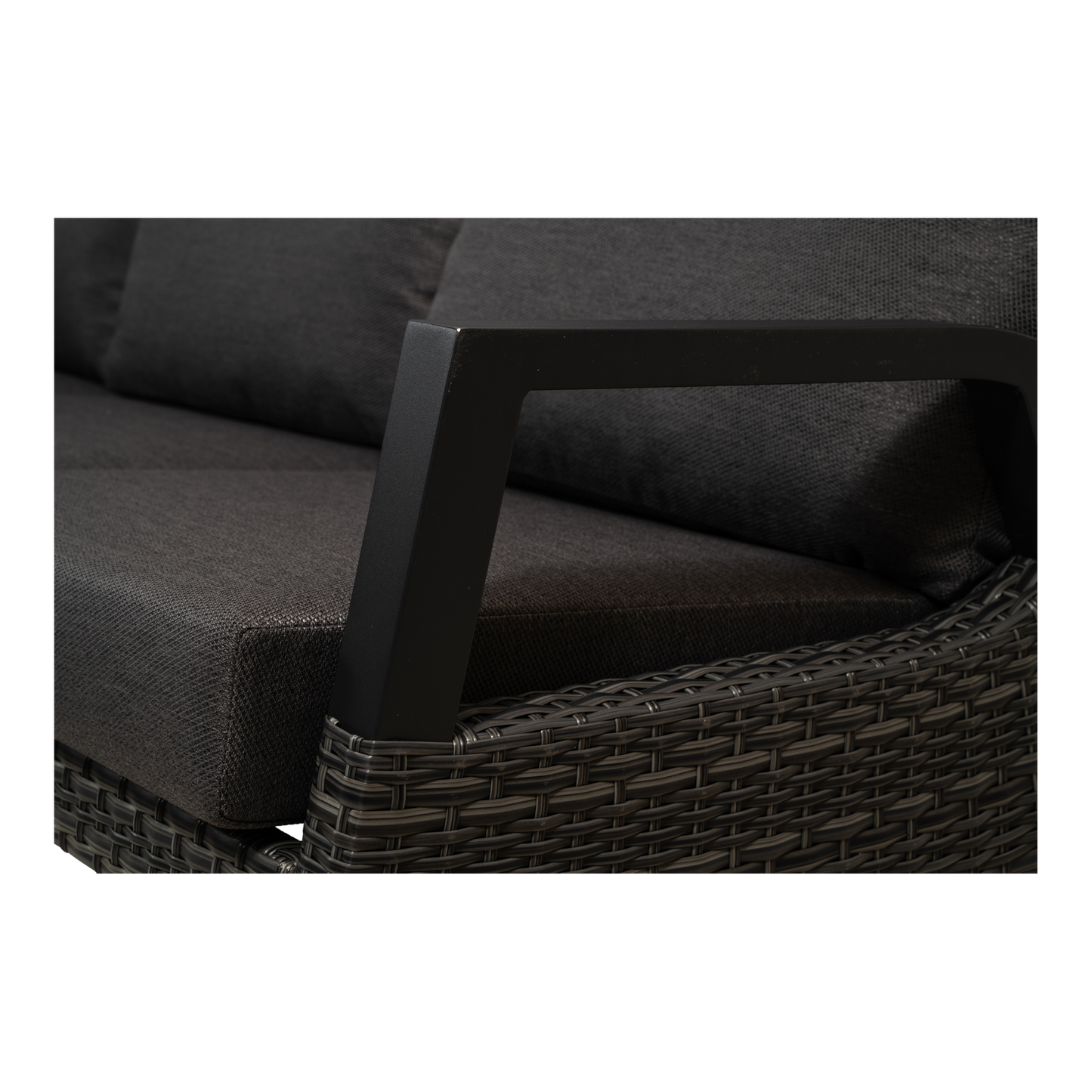 Lounge hoekset Treviso | Antraciet Wicker