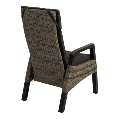 Tuinstoel Treviso | Bruin Wicker