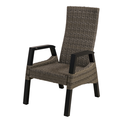 Tuinstoel Treviso | Bruin Wicker