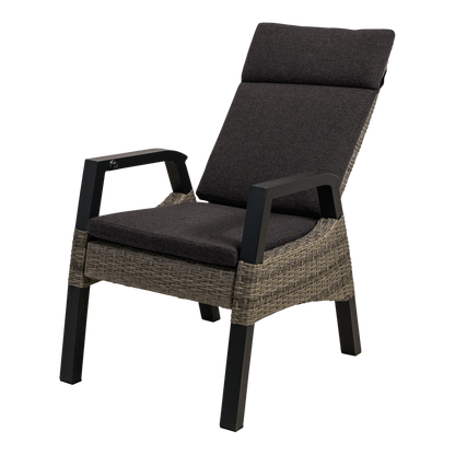 Tuinstoel Treviso | Bruin Wicker