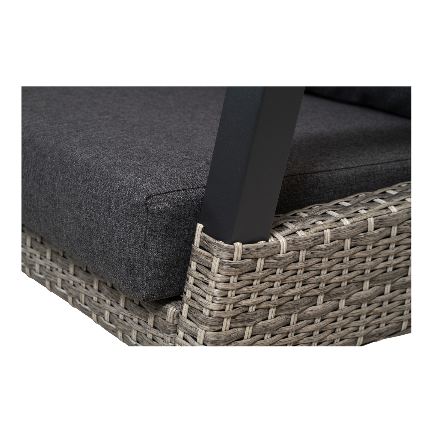 Lounge hoekset Treviso | Grijs Wicker