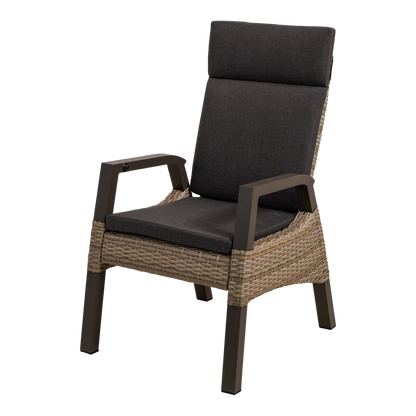 Tuinstoel Treviso | Taupe Wicker
