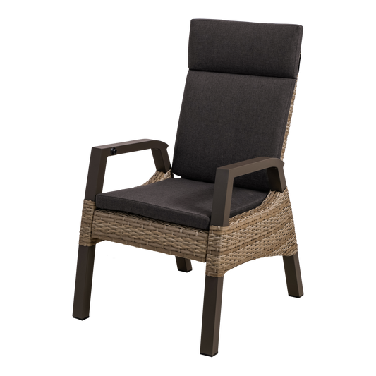 Tuinstoel Treviso | Taupe Wicker