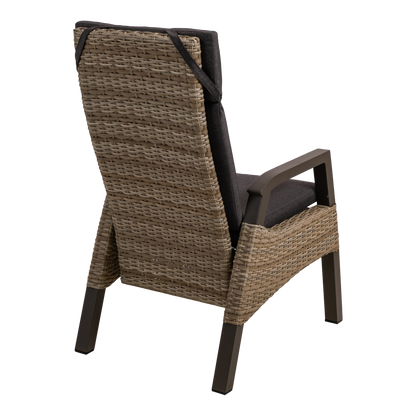 Tuinstoel Treviso | Taupe Wicker