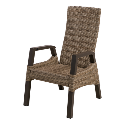 Tuinstoel Treviso | Taupe Wicker