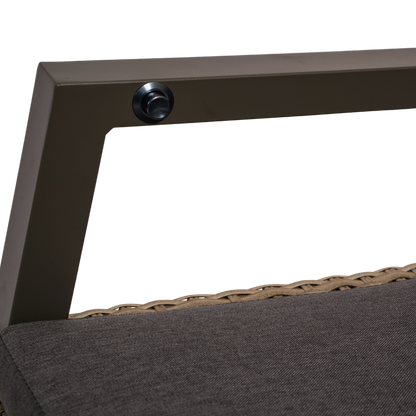 Tuinstoel Treviso | Taupe Wicker