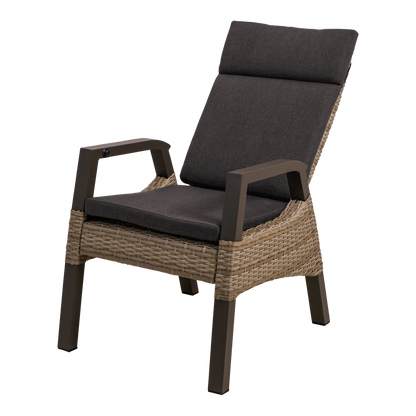 Tuinstoel Treviso | Taupe Wicker