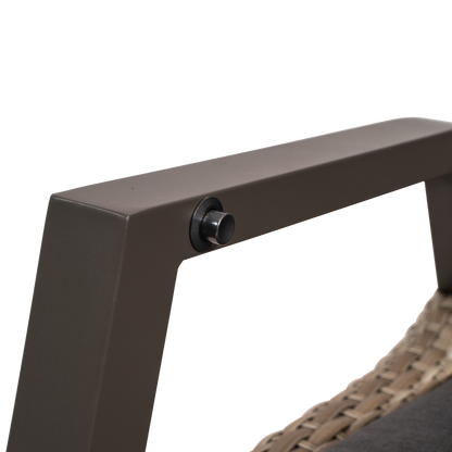 Loungebank Treviso | Taupe Wicker