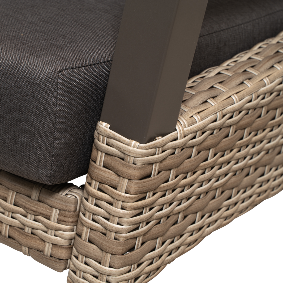 Loungebank Treviso | Taupe Wicker