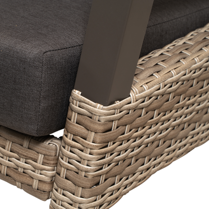 Loungebank Treviso | Taupe Wicker
