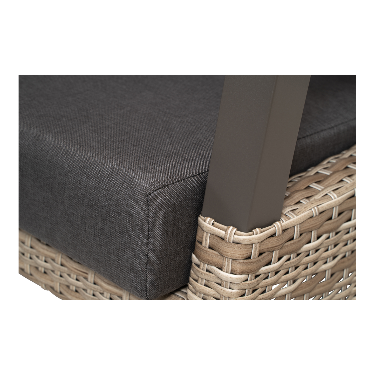 Lounge hoekset Treviso | Taupe Wicker