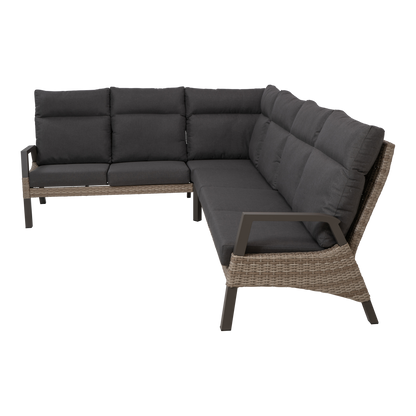 Lounge hoekset Treviso | Taupe Wicker