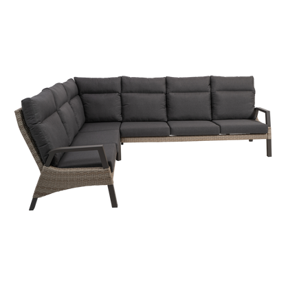 Lounge hoekset Treviso | Taupe Wicker