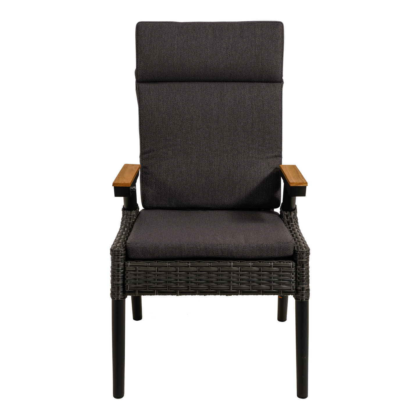 Tuinstoel Florence | Zwart Wicker