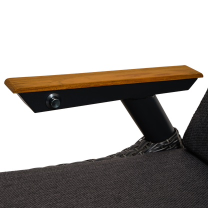 Tuinstoel Florence | Zwart Wicker