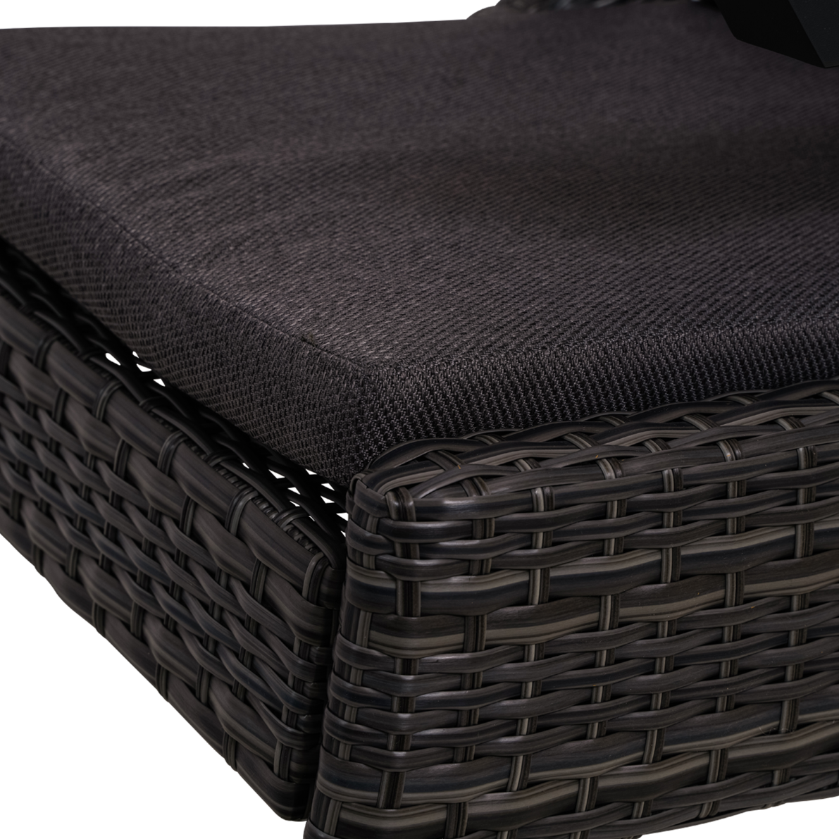 Tuinstoel Florence | Zwart Wicker