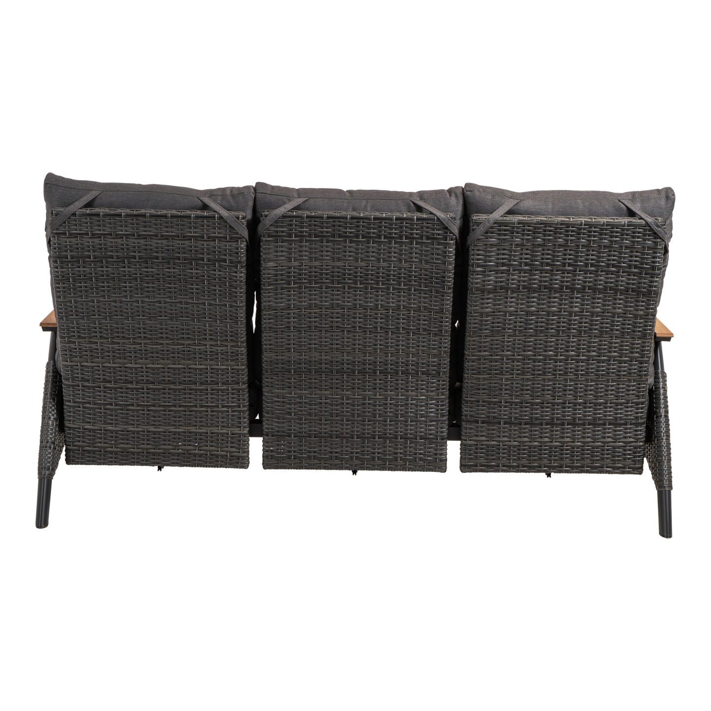 Loungebank Florence | Antraciet Wicker