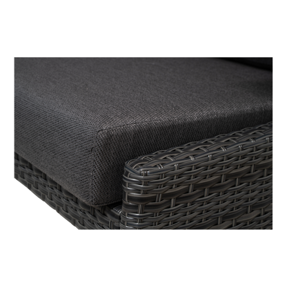 Lounge hoekset Florence | Grijs Wicker