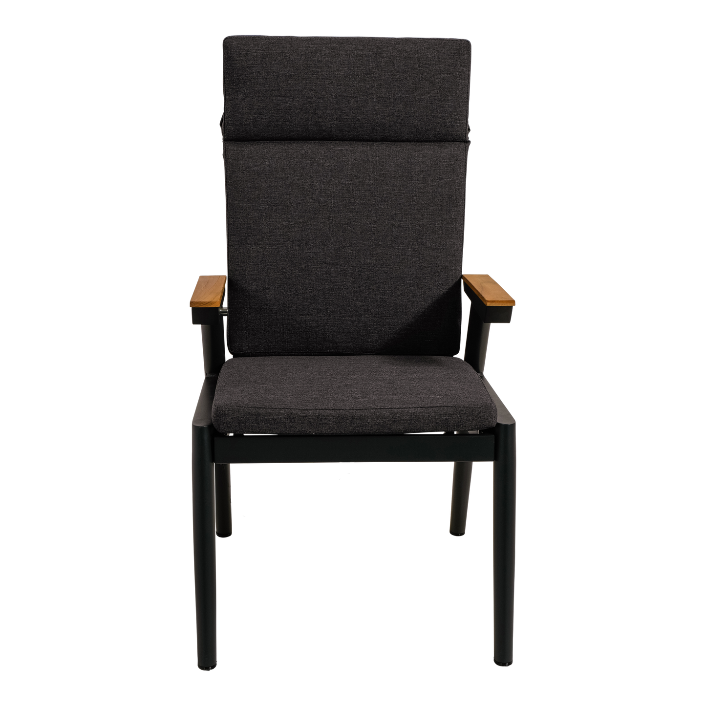 Tuinstoel Florence | Zwart Aluminium